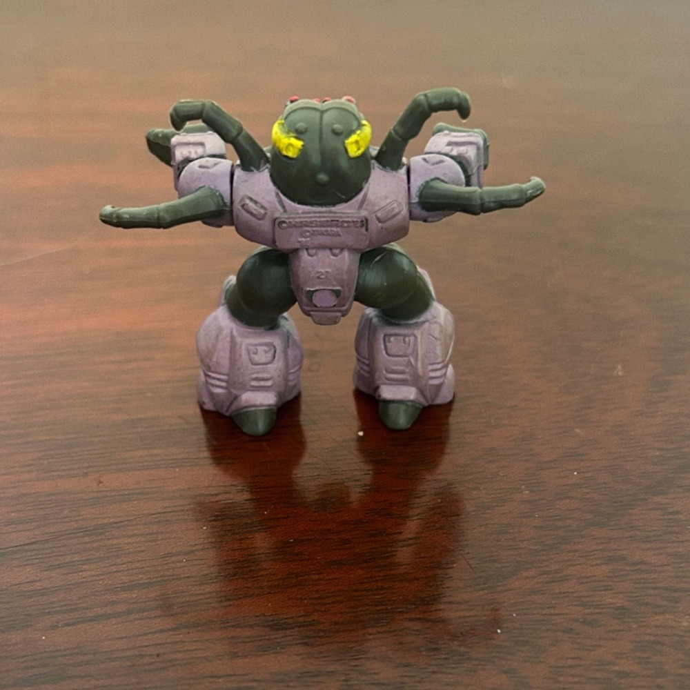 Vintage Takara Battle Beasts Web Slinger Spider Action Figure Rub Sign 1980s
